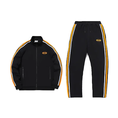 Li-Ning Sports Fashion Zip-Up Hoodie Set Standard Black AWEQ027-1