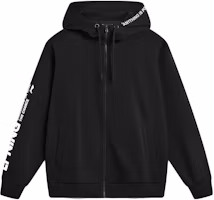 Li-Ning Sports Hoodie Unisex Black Early Autumn Cotton Blend Zip-Up Jacket AWDU921-1 Li-Ning Sports Hoodie Unisex Black Early Autumn Cotton Blend Zip-Up Jacket AWDU921-1