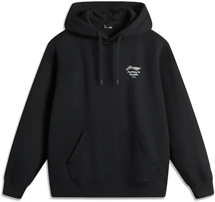 Li-Ning Sports Life Retro Hoodie Unisex Black - Anti-static, Warm & Comfortable AWDUA05-4 Buy Li-Ning Sports Life Retro Hoodie Unisex Black - Anti-static, Warm & Comfortable AWDUA05-4