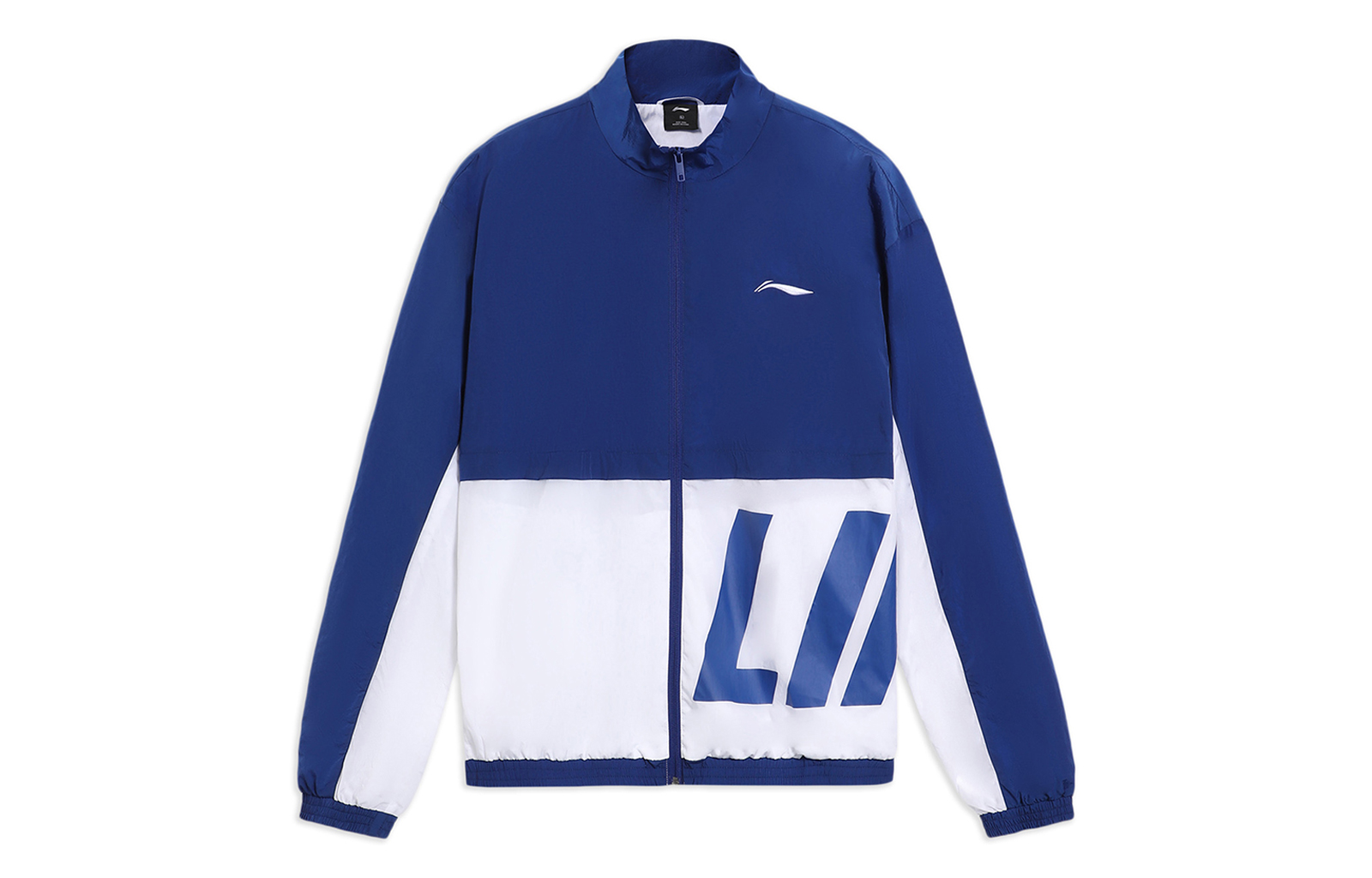 Li-Ning Sports Life Series Colorblock Logo Loose Jacket Navy/White Unisex Couple Style AJDR484-5