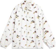 Li-Ning Sports Lifestyle All-Over Print Loose-Fit Jacket Standard White AFDT915-1 Li-Ning Sports Lifestyle All-Over Print Loose-Fit Jacket Standard White AFDT915-1