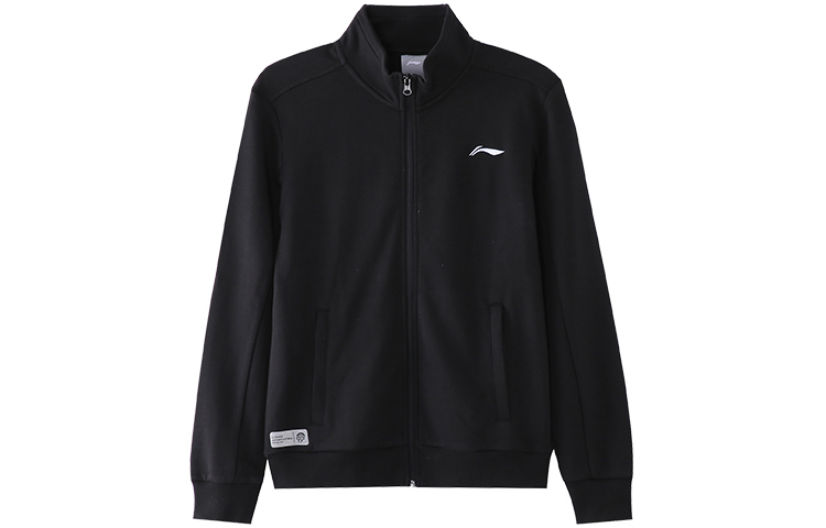 Li-Ning Sports Lifestyle Logo Casual Jacket Black Unisex Fall Collection AWDR565-1