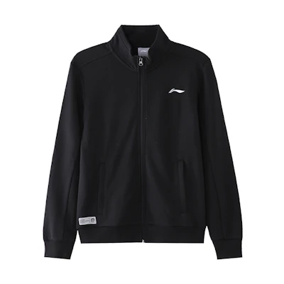 Li-Ning Sports Lifestyle Logo Casual Jacket Black Unisex Fall Collection AWDR565-1