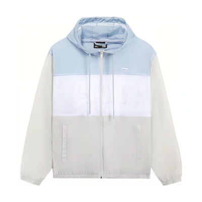 Li-Ning Sports Lifestyle Logo Zip Jacket - Micro Crystal Gray () AFDS473-1