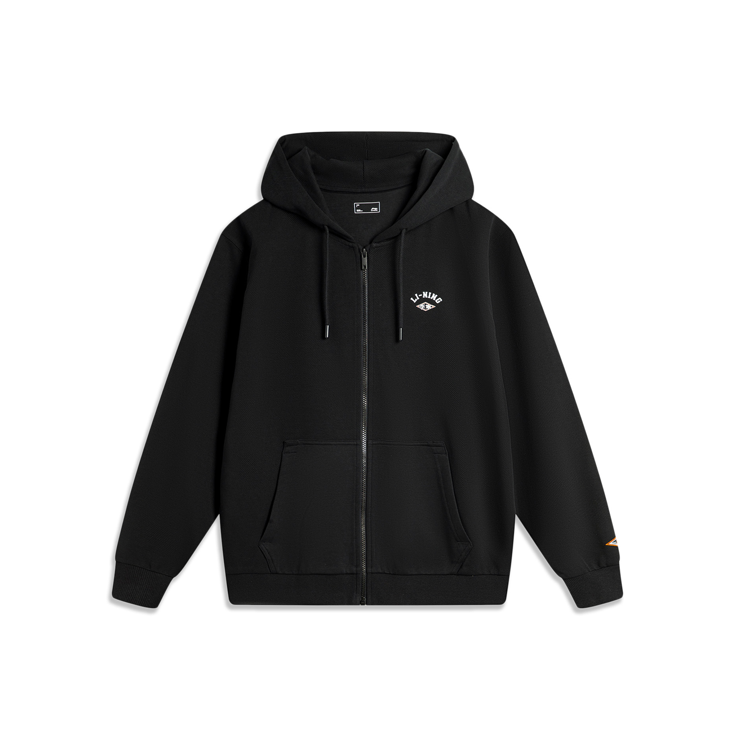 Li-Ning Sports Lifestyle Loose Fit Zip-Up Hoodie Jacket - Black AWDU605-4