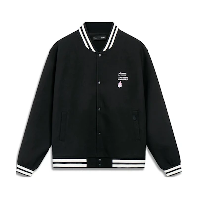 Li-Ning Sports Lifestyle Series Colorblock Logo Knit Jacket Black () AJDT017-2