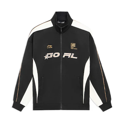 Li-Ning Sports Lifestyle Unisex Black Full-Zip Jacket Sweatshirt AWDS989-3