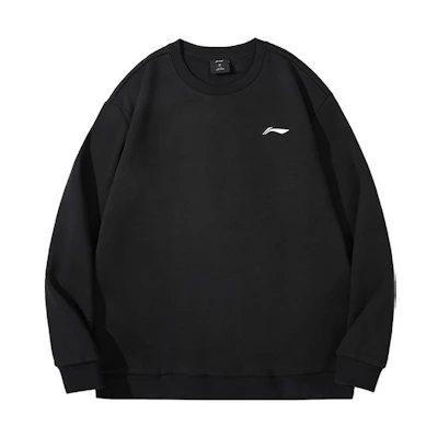 Li-Ning Sports Pullover Fleece Hoodie with Logo - Unisex Running Series AWDTD83-1