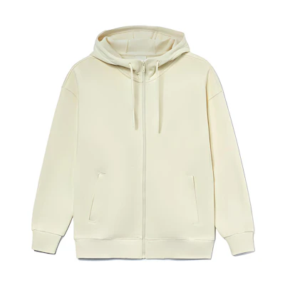 Li-Ning Sports Series Unisex Loose Fit Zip-Up Hoodie Jacket - Beige AWDR867-1