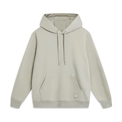 Li-Ning Sporty Casual Hoodie Stone Ridge Gray AWDT963-7