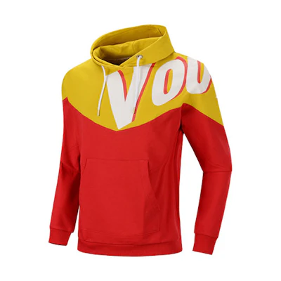 Li-Ning Sporty Fashion Hoodie Red Pullover AWDP379-5
