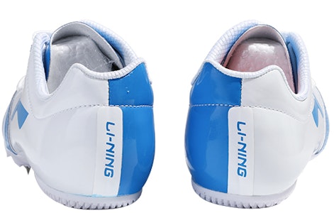 LiNing李寧 田徑釘鞋 短跑專業跑步鞋 男女同款 藍白色 Shop LiNing李寧 田徑釘鞋 短跑專業跑步鞋 男女同款 藍白色