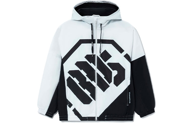 Li-Ning SS22 BADFIVE Basketball Hoodie Jacket White - 秋 Winter Fashion Style AFDS075-1