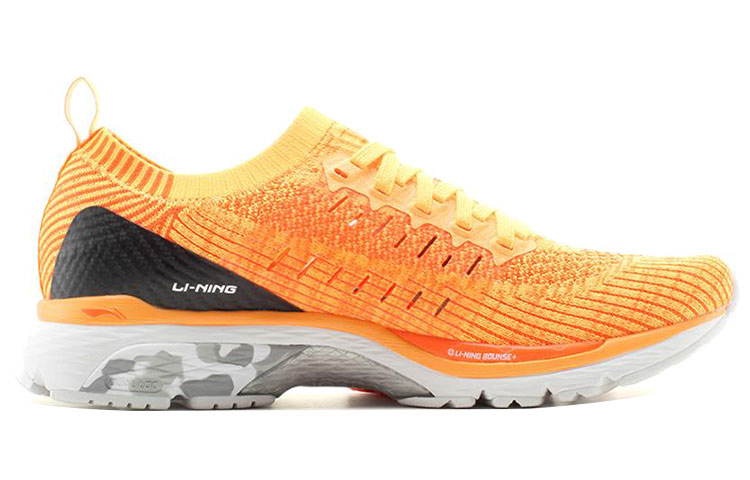 Order Li-Ning Stabiliteit Professionele Hardloopschoen ''Oranje Knit'' ATHERN0-3