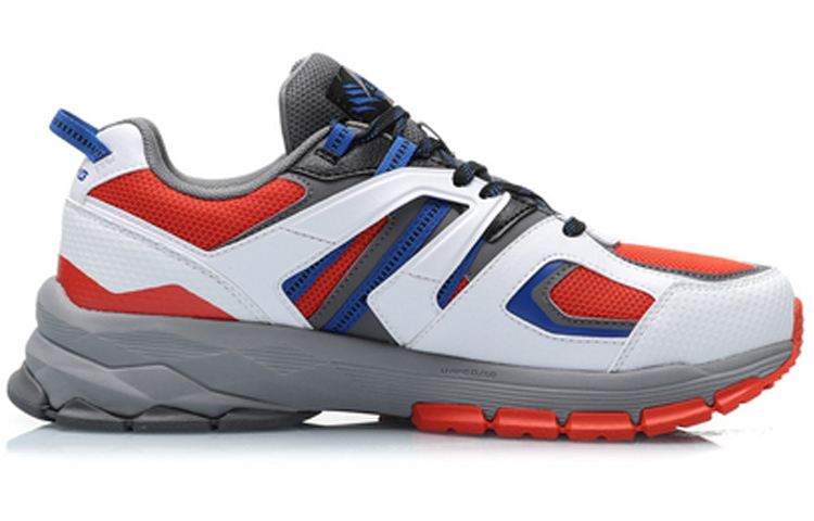 Order Chaussures Running Extérieur Li-Ning Stabilité Amorti Rebond ''Blanc Gris'' ARDP023-2