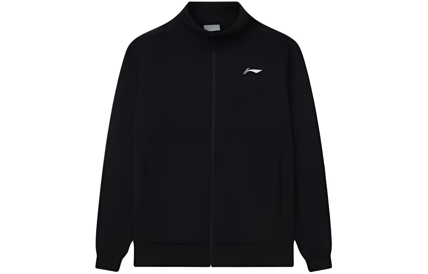 Li-Ning Stand Collar Loose Jacket Black AWDRB23-1