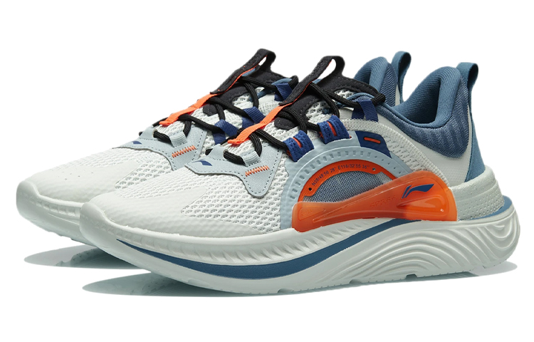 Lookbook Li-Ning Star Spark Low ''Weiß Blau'' AGLR085-4