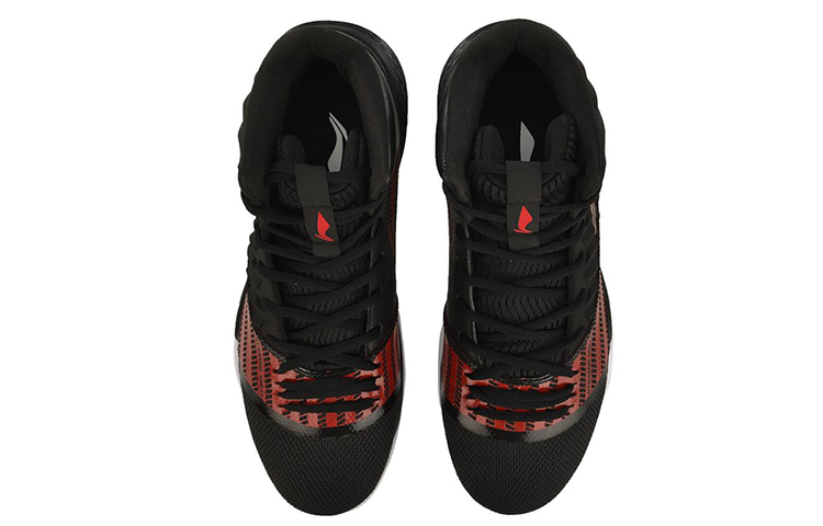 Shop Li-Ning Storm Scarpe Basket Alte ''Nero Rosso'' ABPP003-2
