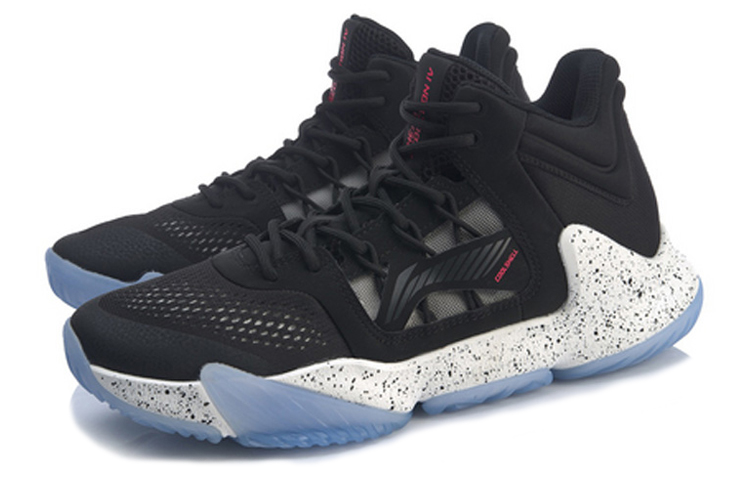 Lookbook Li-Ning Storm Mid 'Blanco y Negro'. ABAP073-1