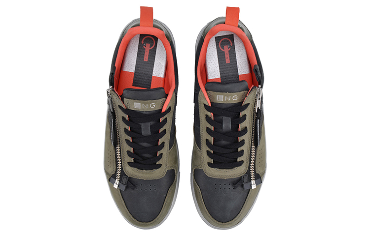 Shop 리닝 스트리트 '딥 올리브 그린' (Li-Ning Street 'Deep Olive Green') LLAN015-3