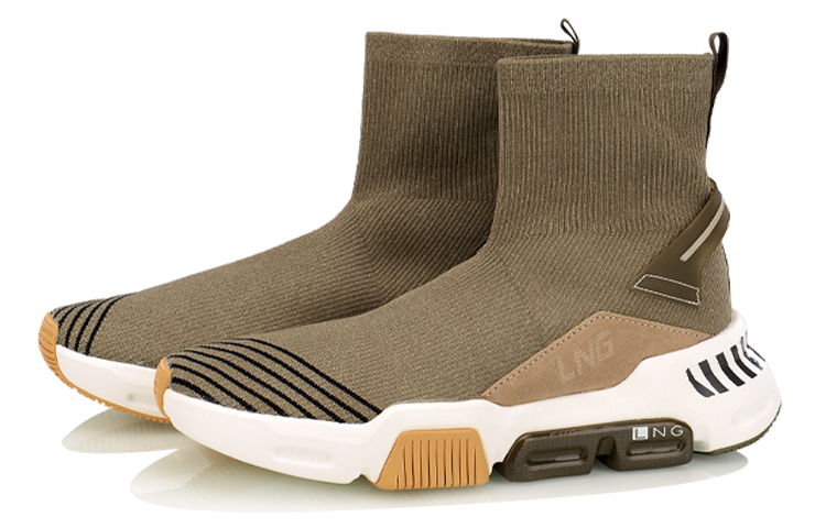 Lookbook Li-Ning Street High ''Beige Khaki'' Herrenschuhe LLAN069-2