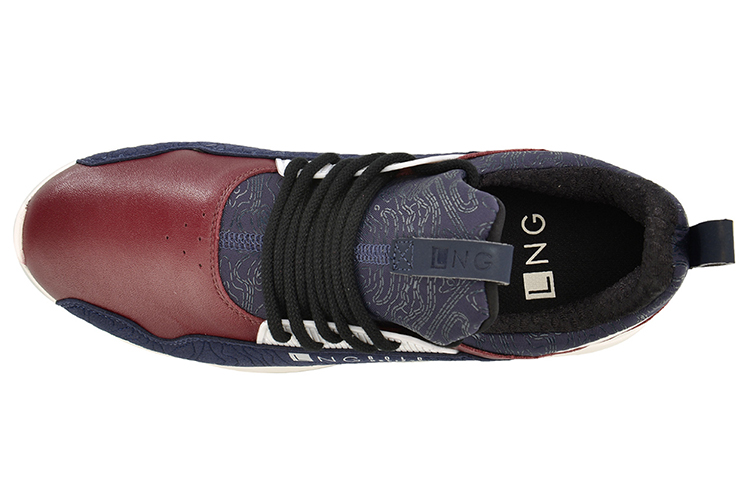 Lookbook Li-Ning Street Runner ''Bleu Rouge'' LLAM027-1