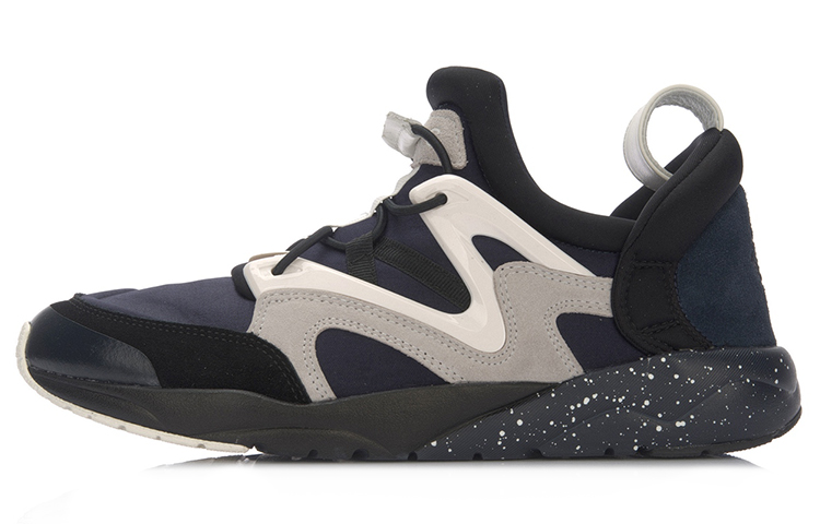 Li-Ning Street Running Shoes 'Black Blue' LLAL031-1