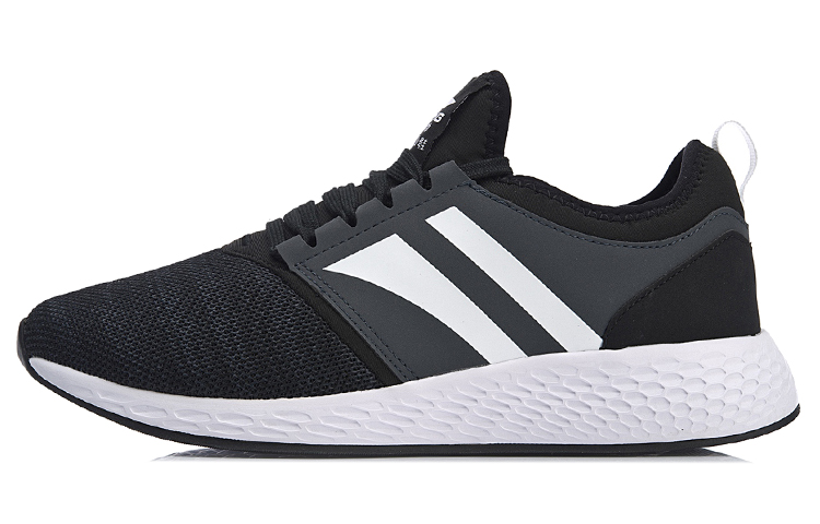 Li-Ning Stripe Runner 'Black White' AGCN139-1