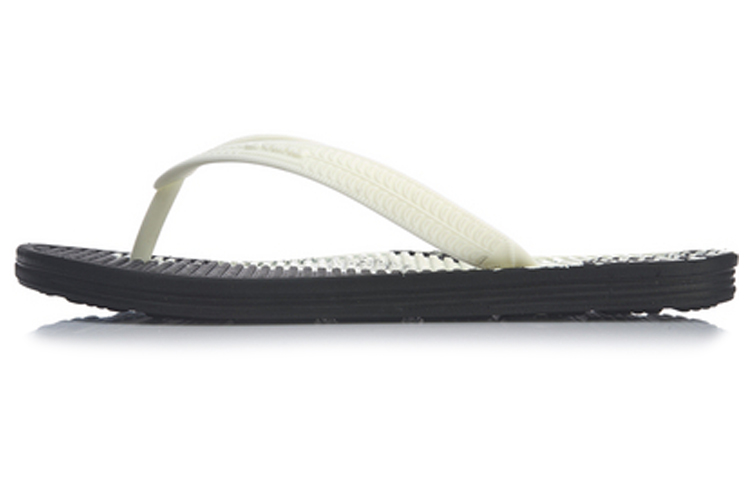 Li-Ning Stylish Flip-Flops White Black AGAP024-2