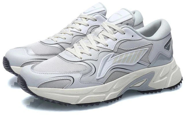 LiNing李寧 時尚 防滑耐磨 低筒 慢跑鞋 南極灰 Lookbook LiNing李寧 時尚 防滑耐磨 低筒 慢跑鞋 南極灰