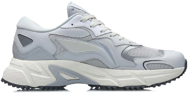 LiNing李寧 時尚 防滑耐磨 低筒 慢跑鞋 南極灰 1