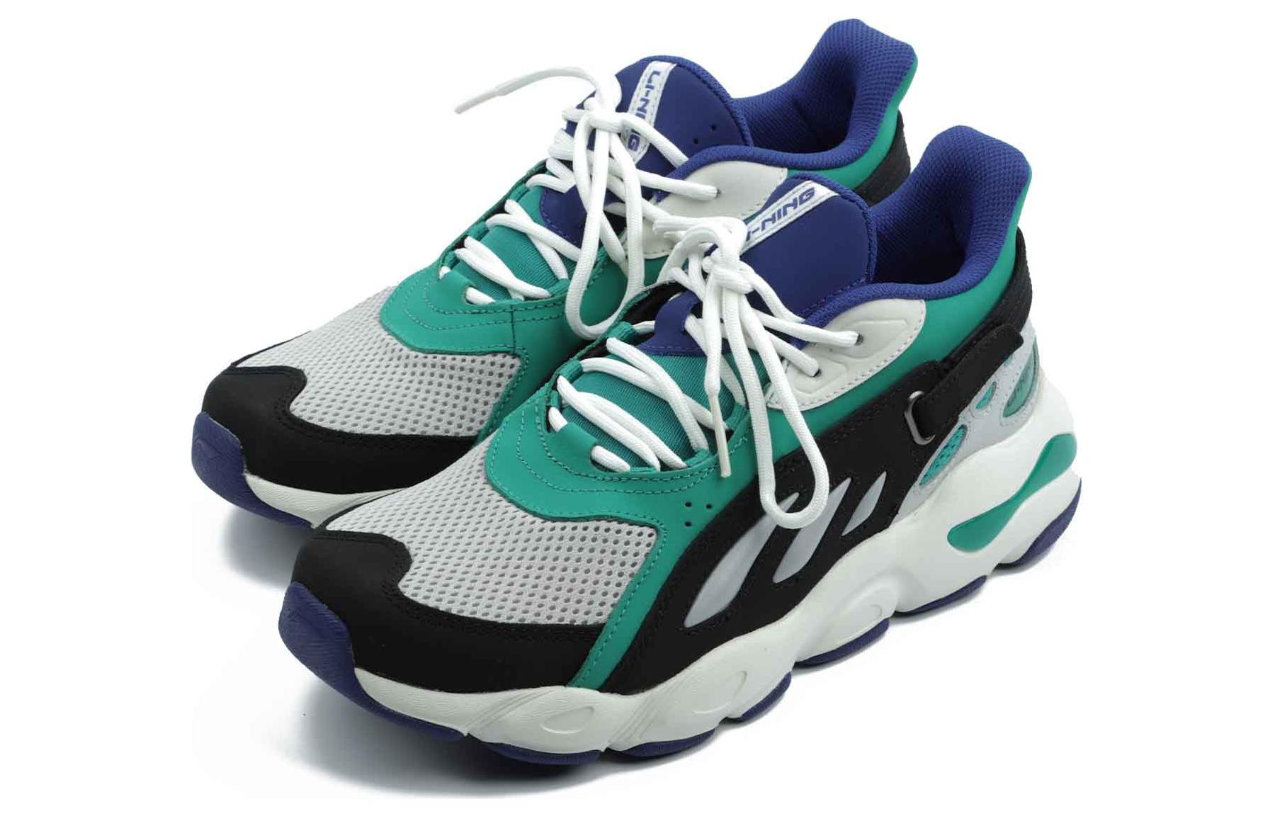 Lookbook Kasut Gaya Li-Ning 'Hijau Kelabu' AGLN069-14