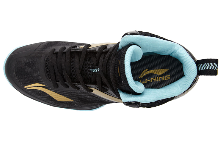 Lookbook 리닝 초경량 12 '블랙 골드' (Li-Ning Chogyeongryang 12 'Black Gold') ABFK019-1