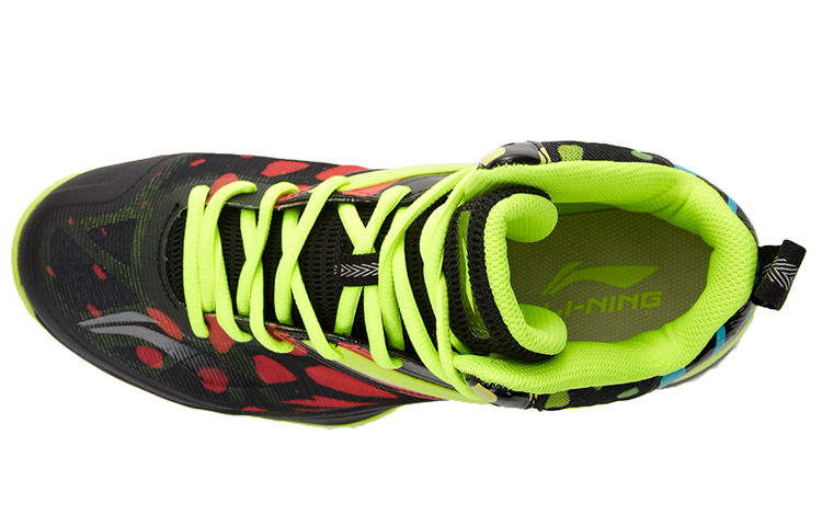 Lookbook Li-Ning Super Light 12 Low 'Black Green' ABFK019-5