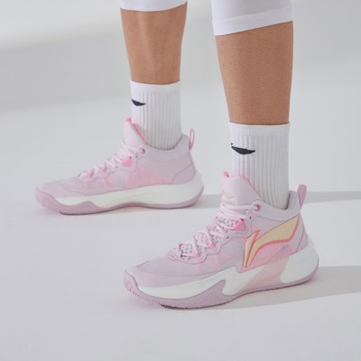 Li-Ning Superlight Speed 1 'Putih Pink' Sepatu Olahraga ABAS041-2 2