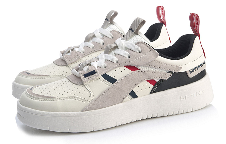 Lookbook Li-Ning Superwave 'Blanco Gris' AGCP085-1