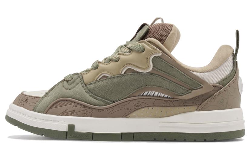Li-Ning Superwave Golden x AAPE 10TH Anniversary 'Green Brown' AECS087-7