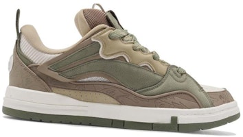 Aape x LiNing李寧 惟吾 潮流 防滑耐磨 低幫 板鞋 男款 綠褐 Order Aape x LiNing李寧 惟吾 潮流 防滑耐磨 低幫 板鞋 男款 綠褐