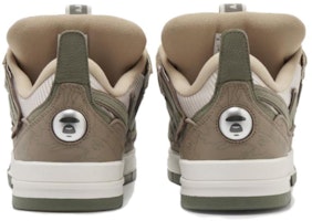 Aape x LiNing李寧 惟吾 潮流 防滑耐磨 低幫 板鞋 男款 綠褐 Shop Aape x LiNing李寧 惟吾 潮流 防滑耐磨 低幫 板鞋 男款 綠褐