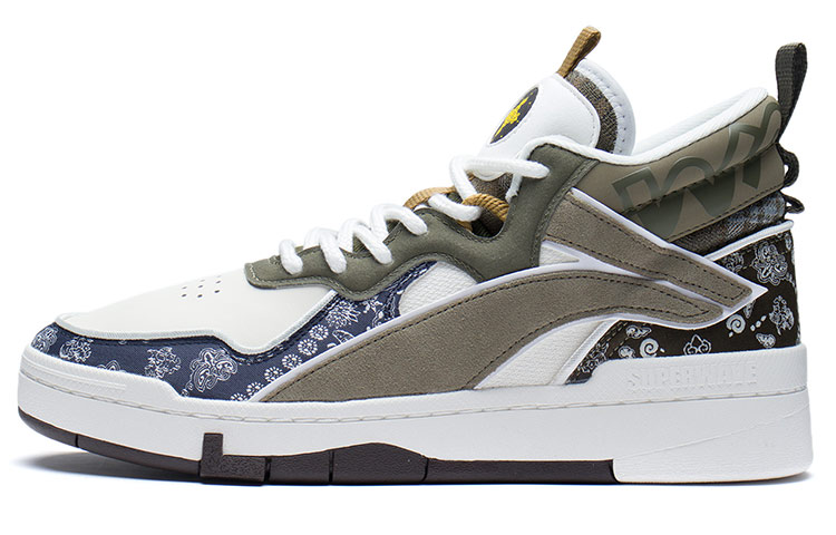 Li-Ning Superwave Mid 'White Olive Green' AGCS105-3