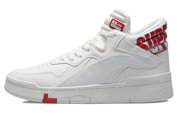 Li-Ning Superwave Mid 'White Red' AGCQ179-4