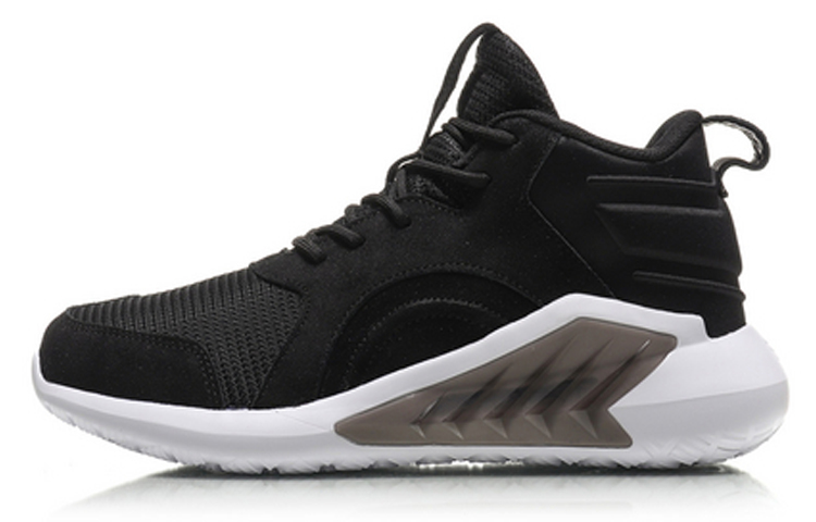 Li-Ning Support Mid 'Retro Basketball Black and White' AGLN191-1