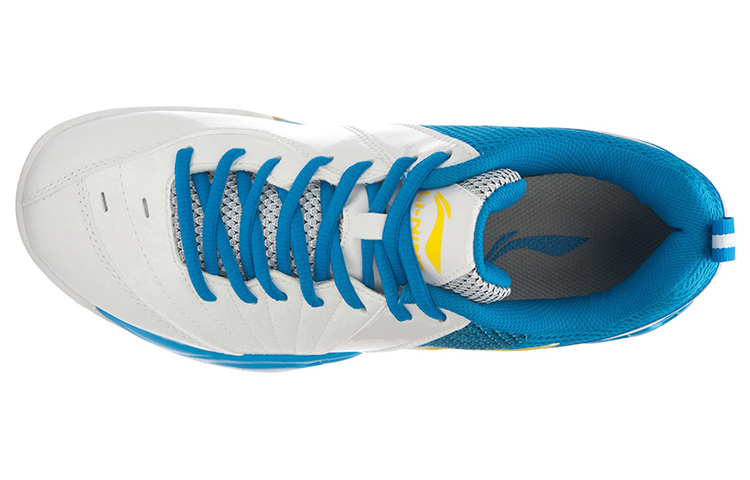 Lookbook Sepatu Lari Olahraga Li-Ning 'Putih Biru' AYTL017-4