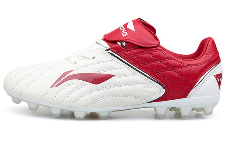 Buy LiNing李寧 鐵系列 抗震防滑耐磨AG短釘足球鞋 紅白