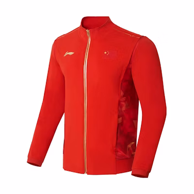 Li-Ning Table Tennis Series Red Letter Print Jacket AYYS021-2