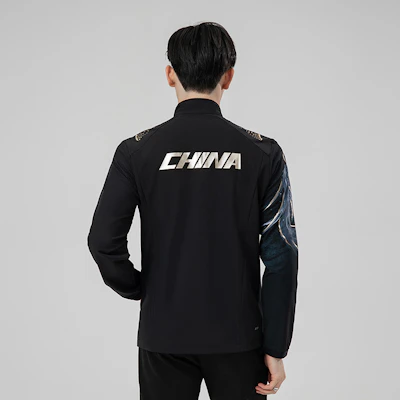 Chaqueta Negra Reflectante Li-Ning Serie Tenis de Mesa Letra Impresa AYYR437-2 Purchase Chaqueta Negra Reflectante Li-Ning Serie Tenis de Mesa Letra Impresa AYYR437-2