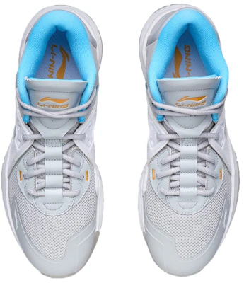 Li-Ning Team Emblem Mid 'Gris Blanco' ABAR117-4 Shop Li-Ning Team Emblem Mid 'Gris Blanco' ABAR117-4
