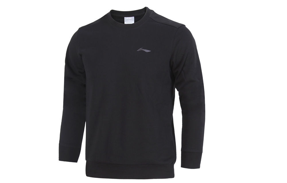 Li-Ning Thermal Pullover Sweatshirt for Men - Standard Black AWDS797-1