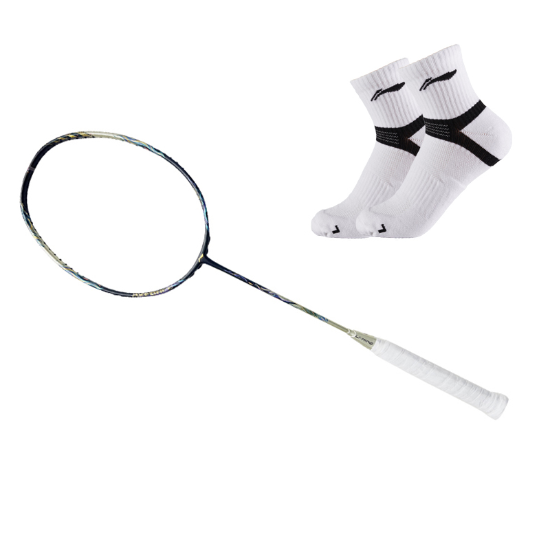 Cheap リーニン サンダー100 フルカーボン バドミントンラケット プロ攻撃用 675mm AYPT235