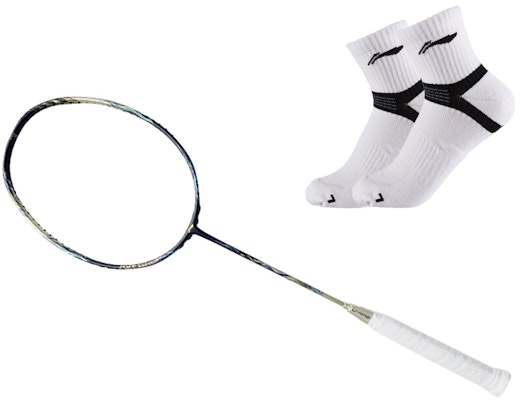 リーニン サンダー100 フルカーボン バドミントンラケット プロ攻撃用 675mm AYPT235 Cheap リーニン サンダー100 フルカーボン バドミントンラケット プロ攻撃用 675mm AYPT235